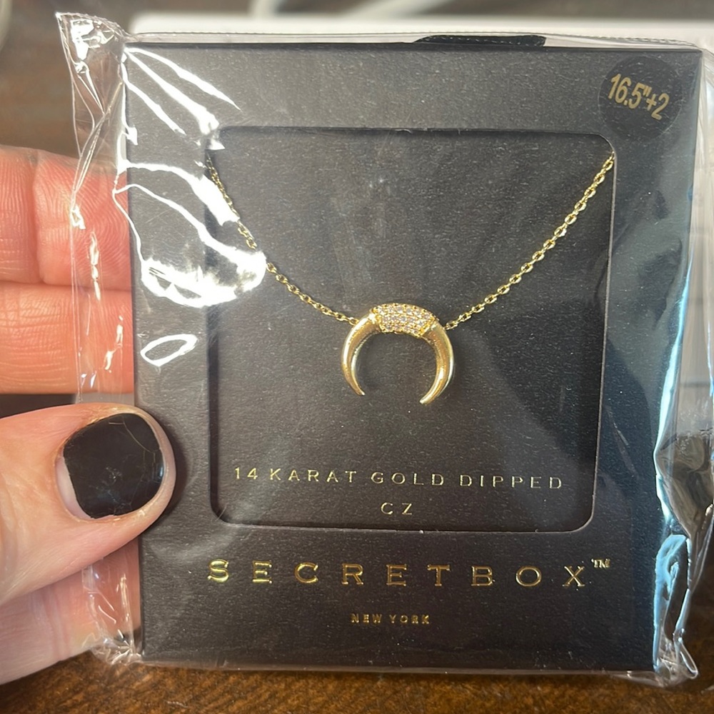 Crescent Gold necklace